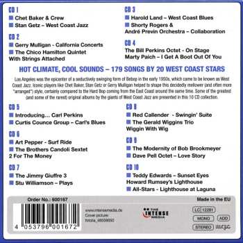 10CD/Zestaw pudełkowy Various: West Coast Jazz