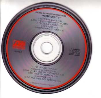 CD Various: White Nights - Original Motion Picture Soundtrack