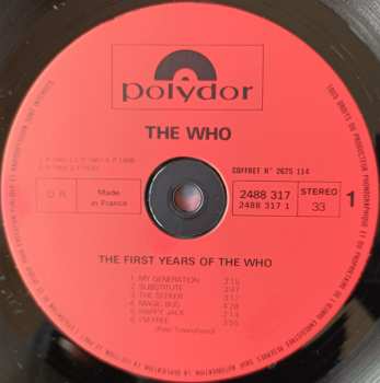 4LP/Zestaw pudełkowy Various: First Years Of Who, Cream, Procol Harum, Beatles