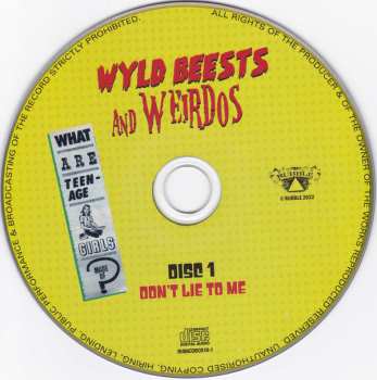 6CD/Zestaw pudełkowy Various: Wyld Beests And Weirdos (Gods Of British 60's R&B Beat Punk)