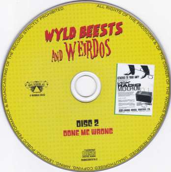 6CD/Zestaw pudełkowy Various: Wyld Beests And Weirdos (Gods Of British 60's R&B Beat Punk)