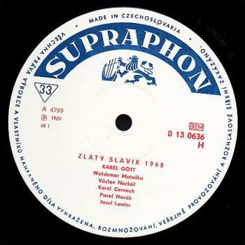 LP Various: Zlatý Slavík 1968