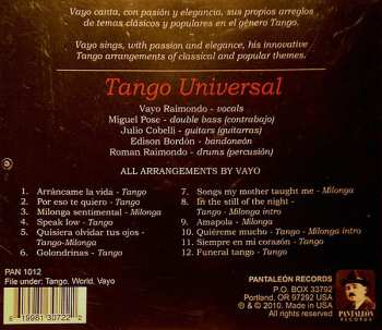 CD Vayo Raimondo: Tango Universal