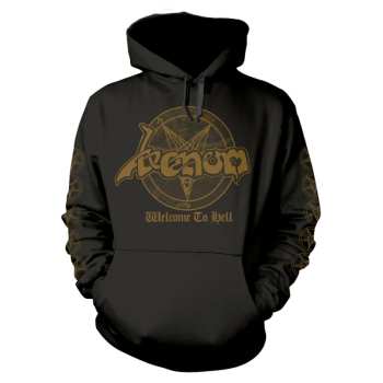 Merch Venom: Bluza z kapturem Welcome To Hell (gold)