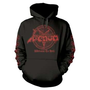 Merch Venom: Bluza z kapturem Welcome To Hell (red)