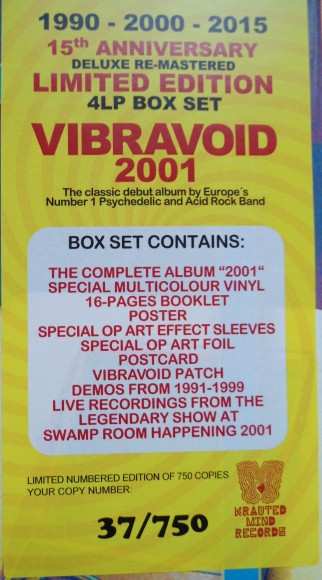 4LP/Zestaw pudełkowy Vibravoid: 2001 - 15th Anniversary Edition LTD | NUM