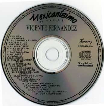CD Vicente Fernandez: Mexicanísimo: 24 Exitos