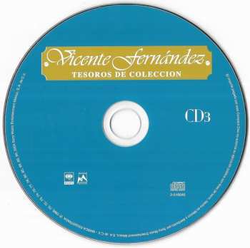 3CD/Zestaw pudełkowy Vicente Fernandez: Tesoros De Coleccion