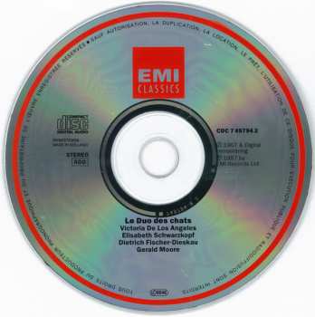 CD Dietrich Fischer-Dieskau: Le Duo Des Chats