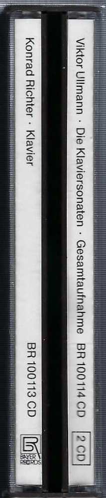 2CD Viktor Ullmann: Die Klaviersonaten • Gesamtaufnahme