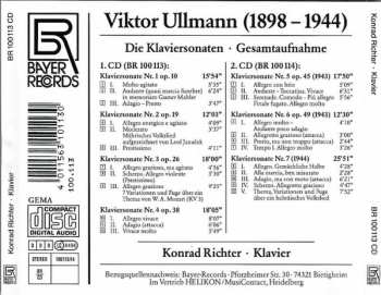 2CD Viktor Ullmann: Die Klaviersonaten • Gesamtaufnahme