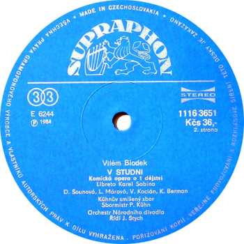 2LP/Zestaw pudełkowy Kühn Mixed Choir: V Studni / In The Well / (Opera In 1 Act), Zítek (Fragment)