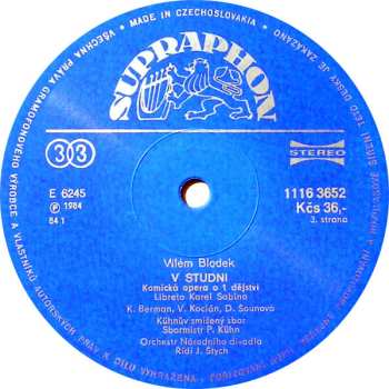 2LP/Zestaw pudełkowy Kühn Mixed Choir: V Studni / In The Well / (Opera In 1 Act), Zítek (Fragment)