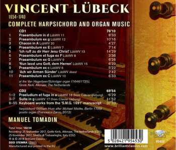 2CD Manuel Tomadin: Complete Harpsichord And Organ Music