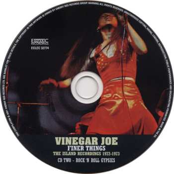 3CD/Zestaw pudełkowy Vinegar Joe: Finer Things (The Island Recordings 1972-1973)