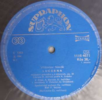 2LP/Zestaw pudełkowy Prague Radio Symphony Orchestra: Lucerna = The Lantern, Opera In 4 Acts