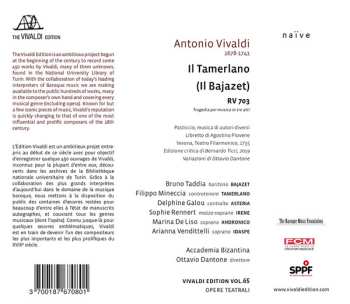 3CD/Zestaw pudełkowy Antonio Vivaldi: Il Tamerlano