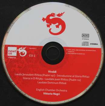 7CD/Zestaw pudełkowy Antonio Vivaldi: Sacred Music