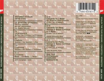 CD Leonard Bernstein: The Four Seasons (Le Quattro Stagioni) / Concerto For Diverse Instruments / Oboe Concerto / Flute Concerto