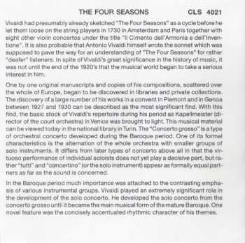 CD Antonio Vivaldi: Die Vier Jahreszeiten / The Four Seasons