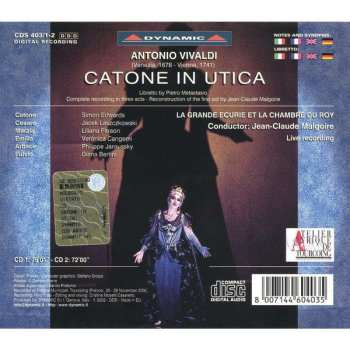 2CD/Zestaw pudełkowy Antonio Vivaldi: Catone In Utica