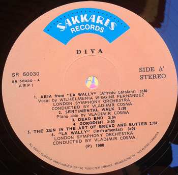 LP Vladimir Cosma: Diva (Original Soundtrack Recording)