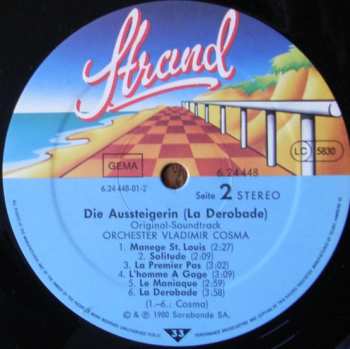 LP Vladimir Cosma: Die Aussteigerin (La Dérobade)