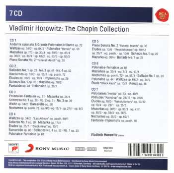 7CD/Zestaw pudełkowy Vladimir Horowitz: The Chopin Collection