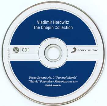 7CD/Zestaw pudełkowy Vladimir Horowitz: The Chopin Collection