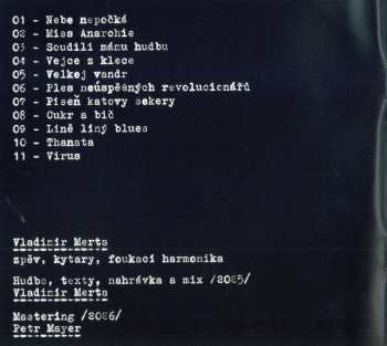 CD Vladimír Merta: Nejisté Jistoty 5: Nebe Nepočká