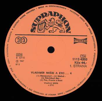 LP Vladimír Mišík: Etc…4