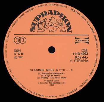LP Vladimír Mišík: Etc…4