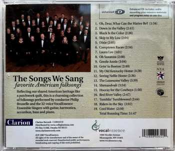 CD VocalEssence Ensemble Singers: The Songs We Sang (Favorite American Folksongs)
