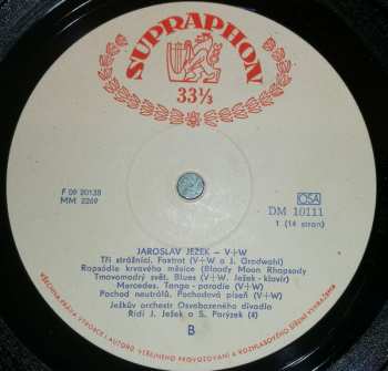 7LP/Zestaw pudełkowy Voskovec + Werich: Jaroslav Ježek - V + W (7x10" + BOX + BOOKLET)