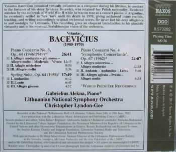 CD Lithuanian National Symphony Orchestra: Orchestral Works • 1 / Piano Concertos Nos. 3 And 4 / Spring Suite