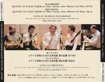 CD Ludwig van Beethoven: Quintet In E-Flat Major For Oboe, Clarinet, Horn, Bassoon And Piano, KV452 / Quintet In E-Flat Major For Oboe, Clarinet, Horn, Bassoon And Piano, Op.16