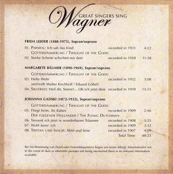 10CD/Zestaw pudełkowy Richard Wagner: Great Singers Sing