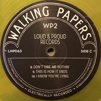 2LP Walking Papers: WP2 CLR