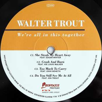 2LP Walter Trout: We're All In This Together