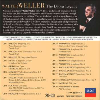 20CD/Zestaw pudełkowy Walter Weller: The Decca Legacy