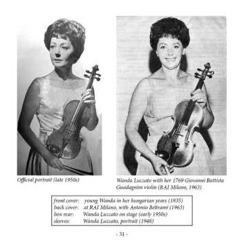 8CD/Zestaw pudełkowy Wanda Luzzato: The Art Of Violin 2 - 1955-1979 Unreleased Recordings LTD