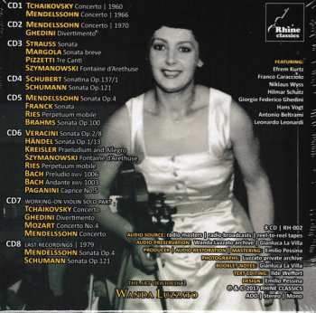 8CD/Zestaw pudełkowy Wanda Luzzato: The Art Of Violin 2 - 1955-1979 Unreleased Recordings LTD