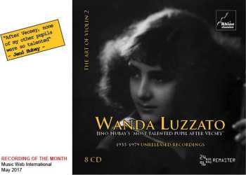 8CD/Zestaw pudełkowy Wanda Luzzato: The Art Of Violin 2 - 1955-1979 Unreleased Recordings LTD