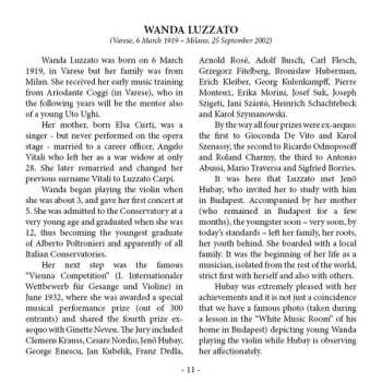 8CD/Zestaw pudełkowy Wanda Luzzato: The Art Of Violin 2 - 1955-1979 Unreleased Recordings LTD