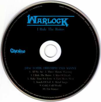 4CD/Zestaw pudełkowy Warlock: I Rule The Ruins