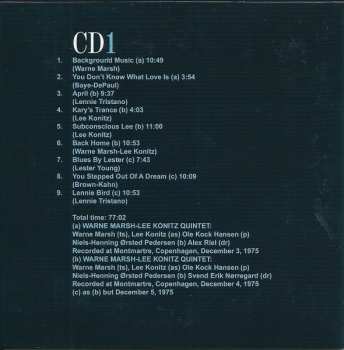 4CD/Zestaw pudełkowy Lee Konitz: Two Not One