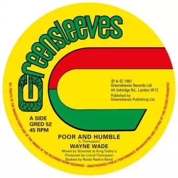 Wayne Wade: Poor And Humble / Babylonian