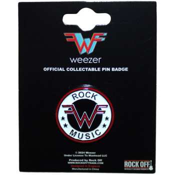 Merch Weezer: Odznaka Rock Music Emblem
