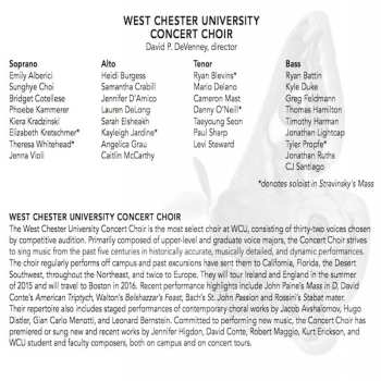 CD West Chester University Wind Ensemble: Like A Moth To A Flame