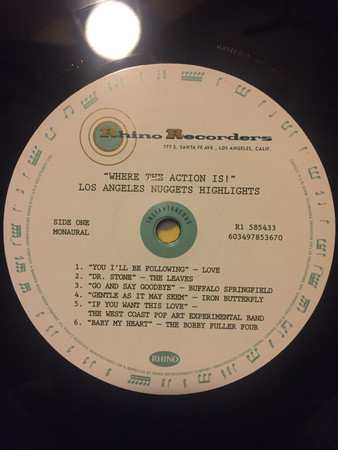2LP Various: Where The Action Is! (Los Angeles Nuggets) LTD